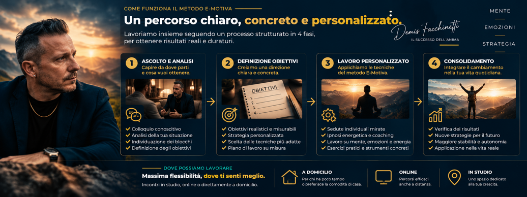 il metodo e-motiva in 4 fasi