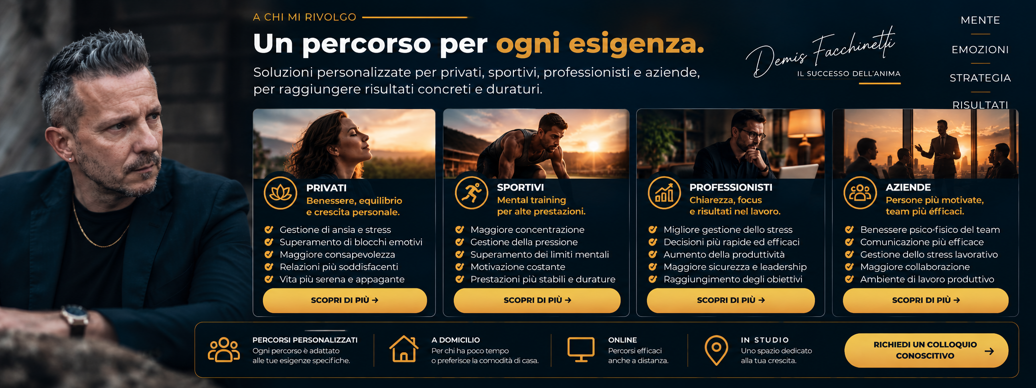 percorso per ogni esigenza