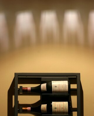 Espositore vini in metallo