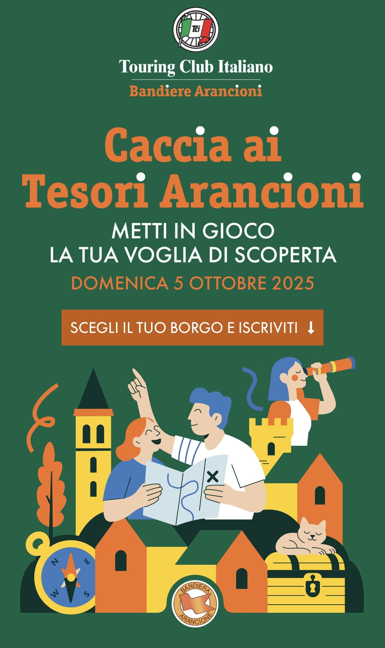 Caccia ai Tesori Arancioni: i Monti Dauni protagonisti della più grande caccia al tesoro d’Italia Caccia ai Tesori Arancioni: i Monti Dauni protagonisti della più grande caccia al tesoro d’Italia