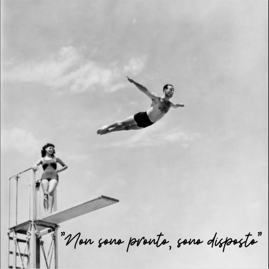 NON SONO PRONTO, SONO DISPOSTO