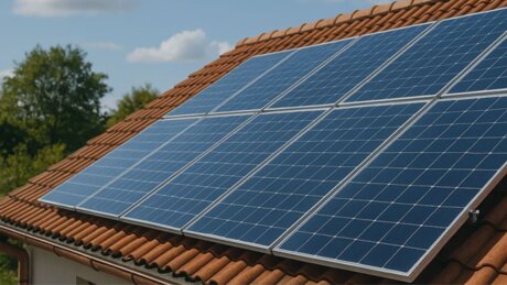 impianto fotovoltaico su tetto spiovente per abitazioni singole, ville e condomini