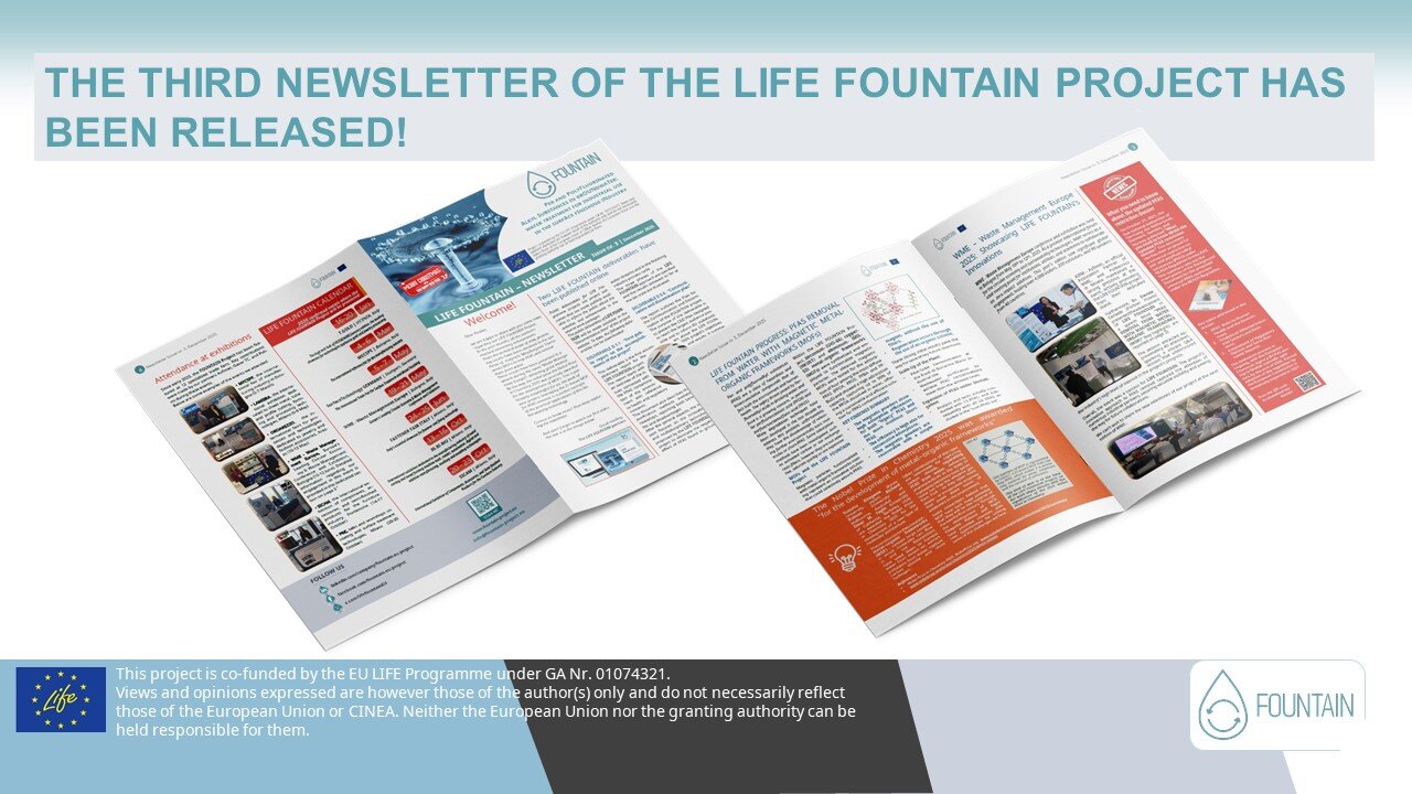THE THIRD NEWSLETTER OF THE LIFE FOUNTAIN PROJECT HAS BEEN RELEASED!