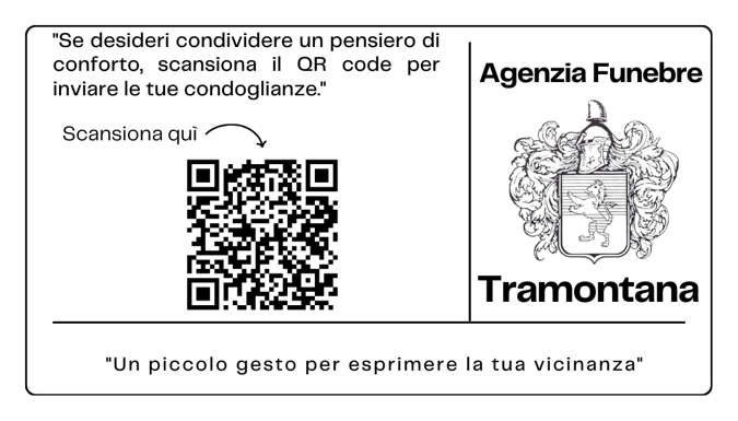 black white simple light food qr code business card