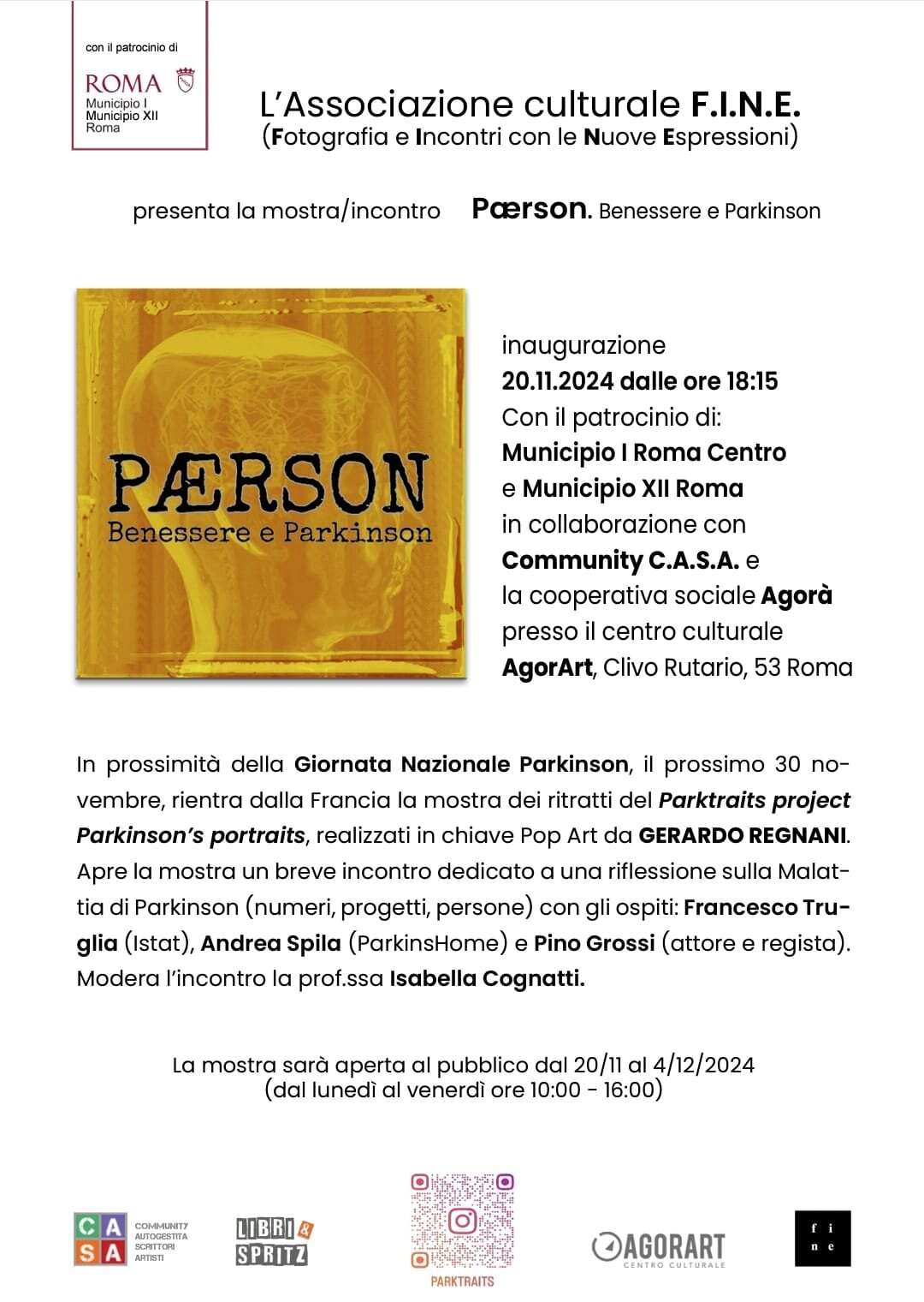 Pærson - Benessere e Parkinson (mostra/incontro)