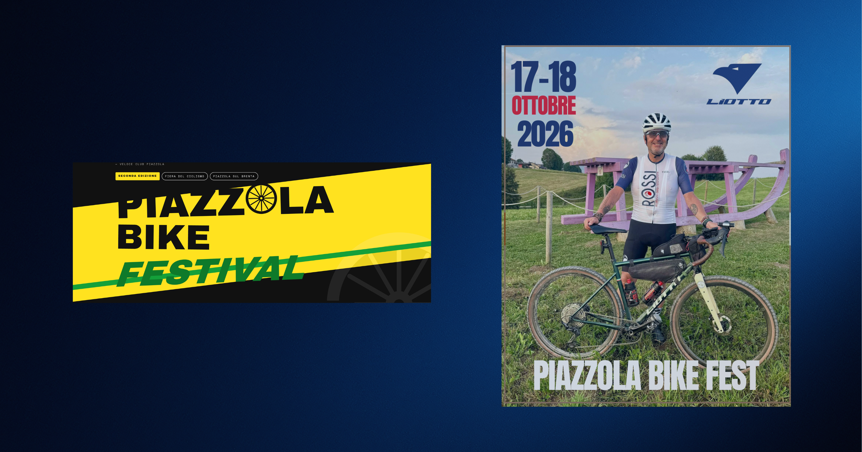 Ci vediamo al Piazzola Bike Festival: storie, pedalate e libri allo stand Cicli Liotto