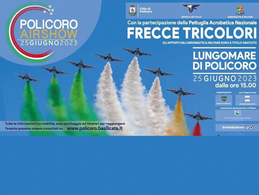 Supporto all'evento "POLICORO AIR SHOW"