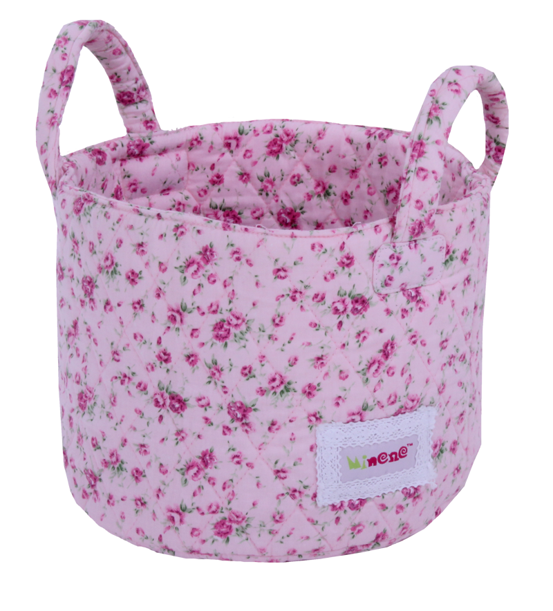 cestino-minene-rosa-con-fiorellini-18-cm-x-22-cm