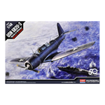 academy-12324-vought-sb2u-3-vindicator-battle-of-midway-scala-148-kit-di-montaggio-modello-statico-in-plastica-sb2u-3-bombardiere