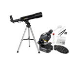 set-telescopio-microscopio-national-geographic-con-supporto-per-smartphone