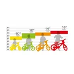 dino-bikes-unicorn-16-pollici-bicicletta-con-rotelle-per-bambina-da5-anni-a-8-anni
