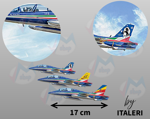 mb-339-60th-pan-anniversary-con-decals-italeri-per-collezionisti-modellismo-scala-172