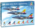 mb-339-60th-pan-anniversary-con-decals-italeri-per-collezionisti-modellismo-scala-172