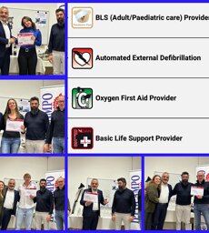 DAN BLS D consegna brevetti BLS-D 02/12/2023