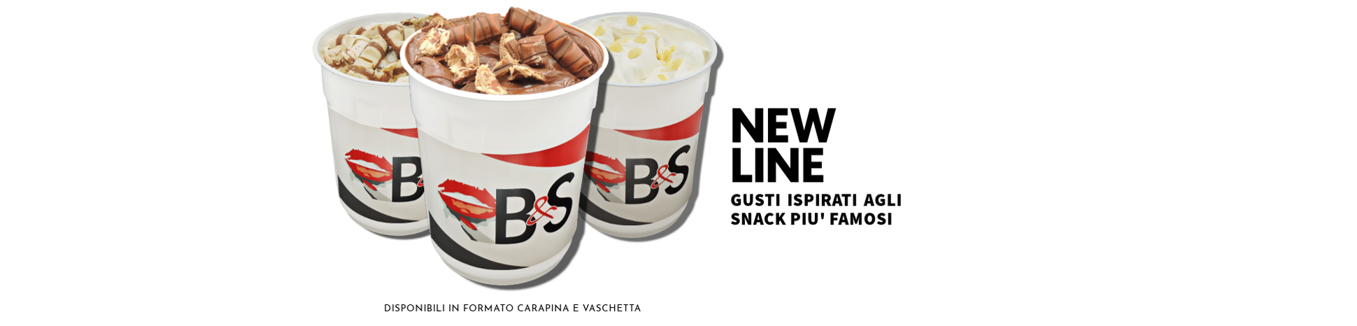 Carapine ripiene di gelato artigianale mantecato e variegato