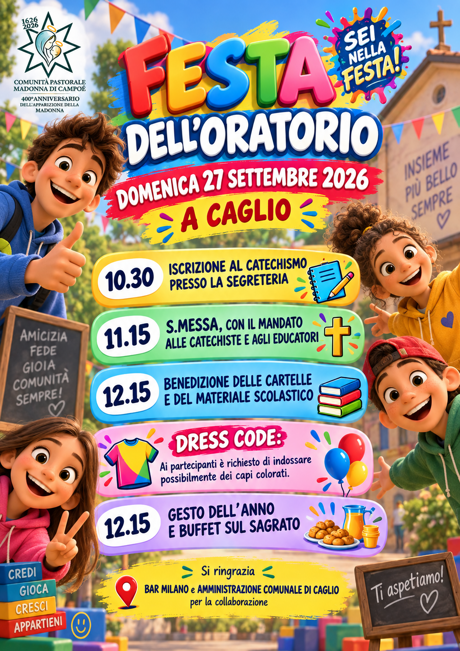 festa oratorio 2026