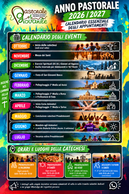 calendario pastorale giovanile 2026_2027 calendario pastorale giovanile 2026_2027