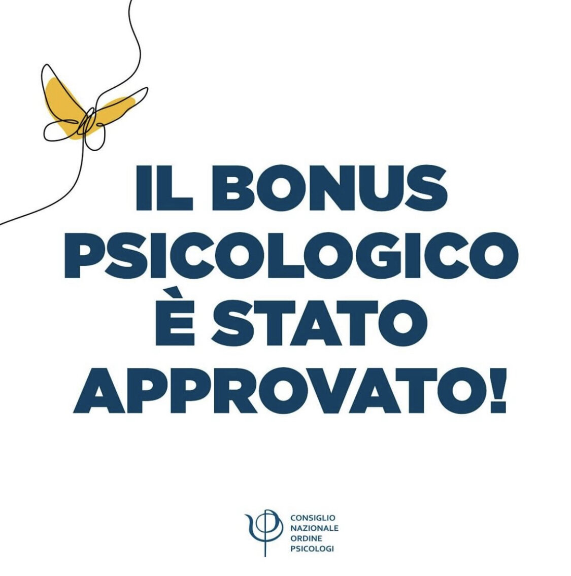 Il bonus psicologico è stato approvato!