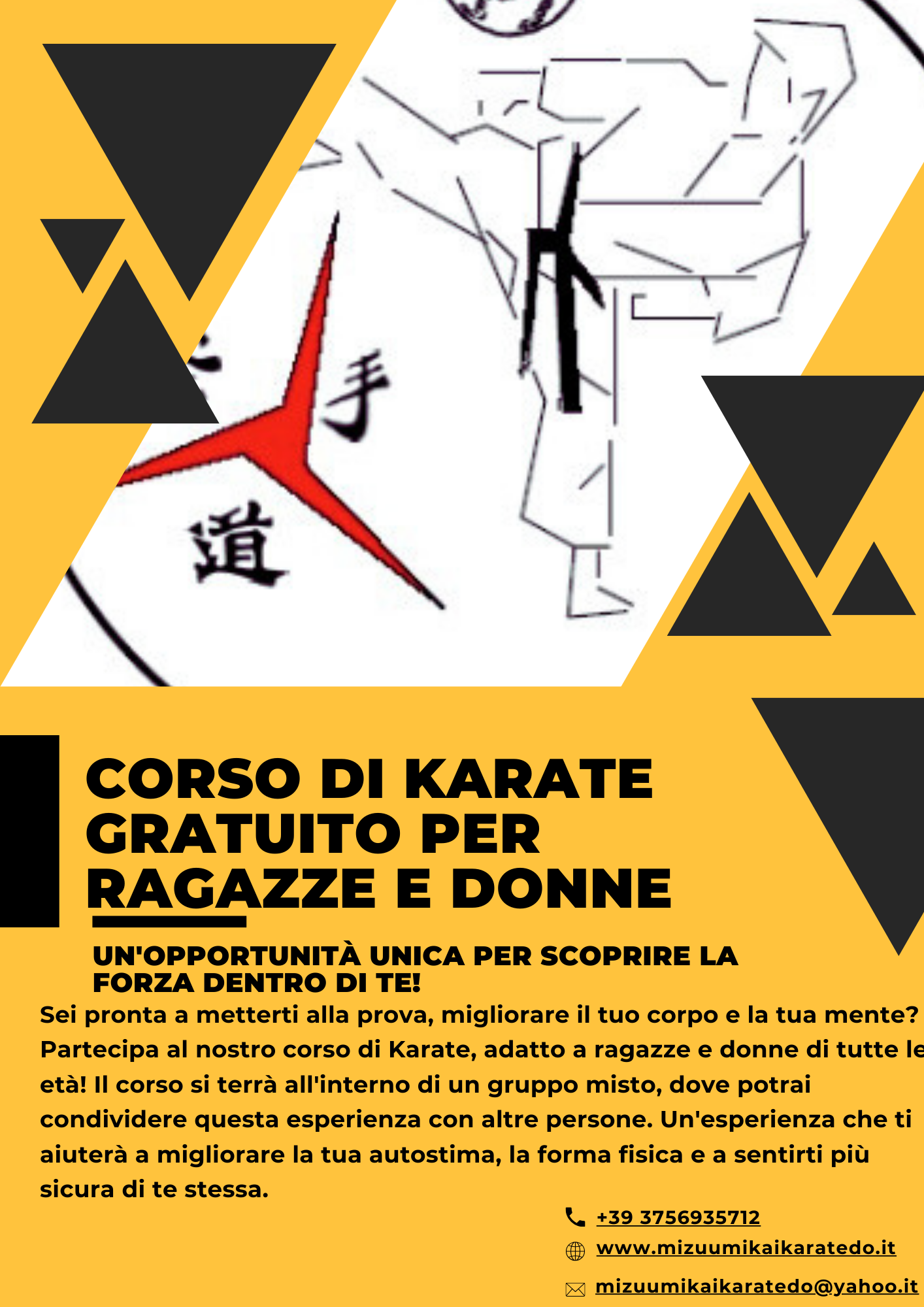 Corso Gratuito di Karate per Ragazze e Donne Ottobre-Dicembre 2025
