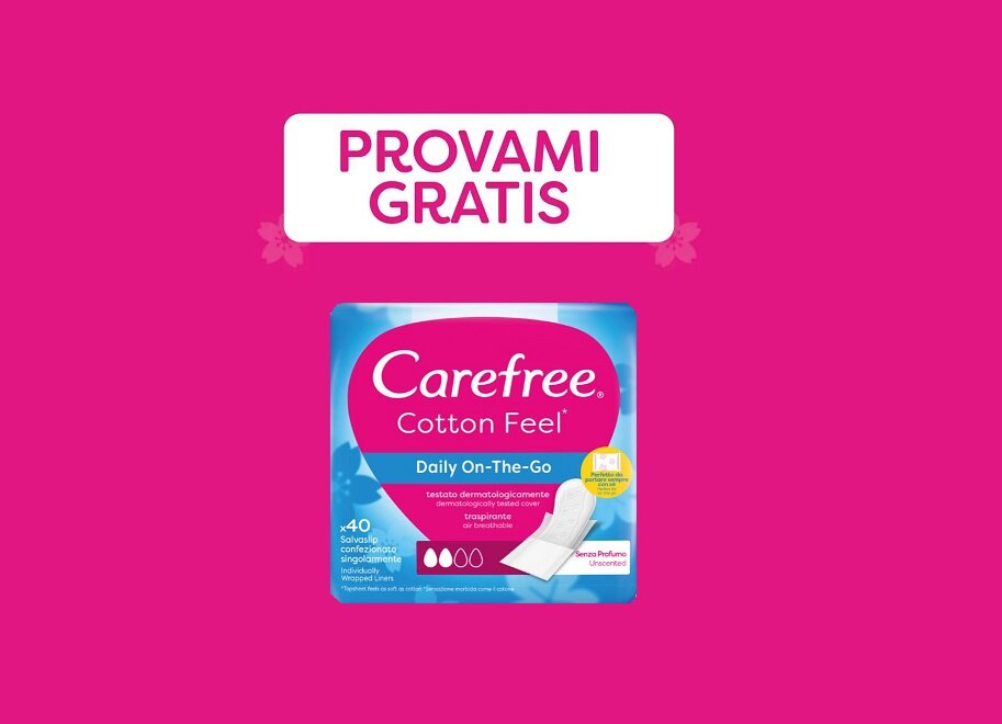 Spendi e Riprendi Carefree &ldquo;Provami gratis&rdquo;