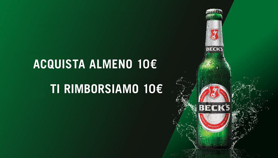 Spendi e Riprendi Beck's “Cashback Beck’s”