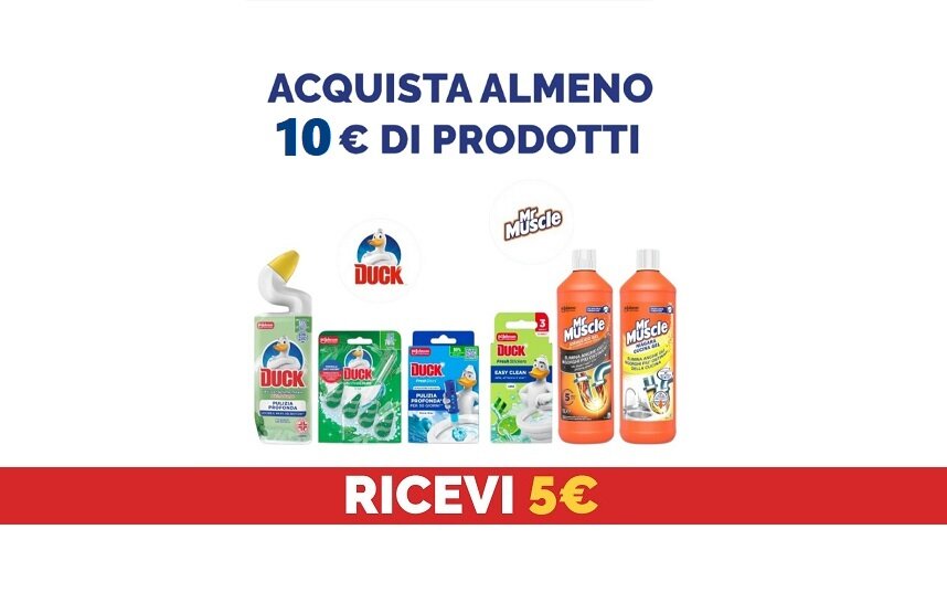 Spendi e Riprendi Duck, Mr.Muscle, Oust, Pronto e Shout "Il lato bello del pulito" Spendi e Riprendi Duck, Mr.Muscle, Oust, Pronto e Shout "Il lato bello del pulito"