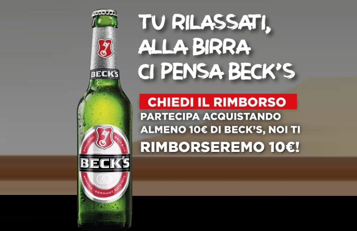 Rimborso Birra Beck's "Alla birra ci pensa Beck’s" 2021
