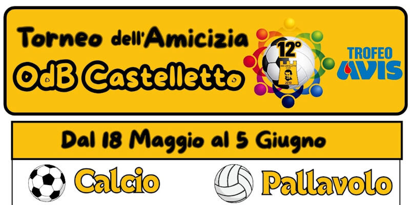 12&deg; Torneo dell'Amicizia