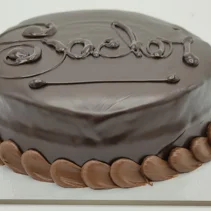 Sacher Pandispagna al cioccolato, Confettura di albicocca, Copertura cioccolato fondente