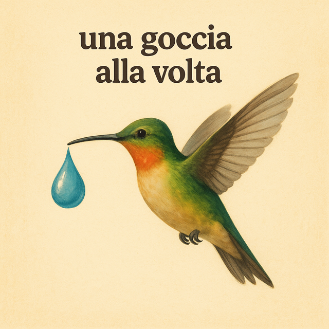 Una goccia alla volta