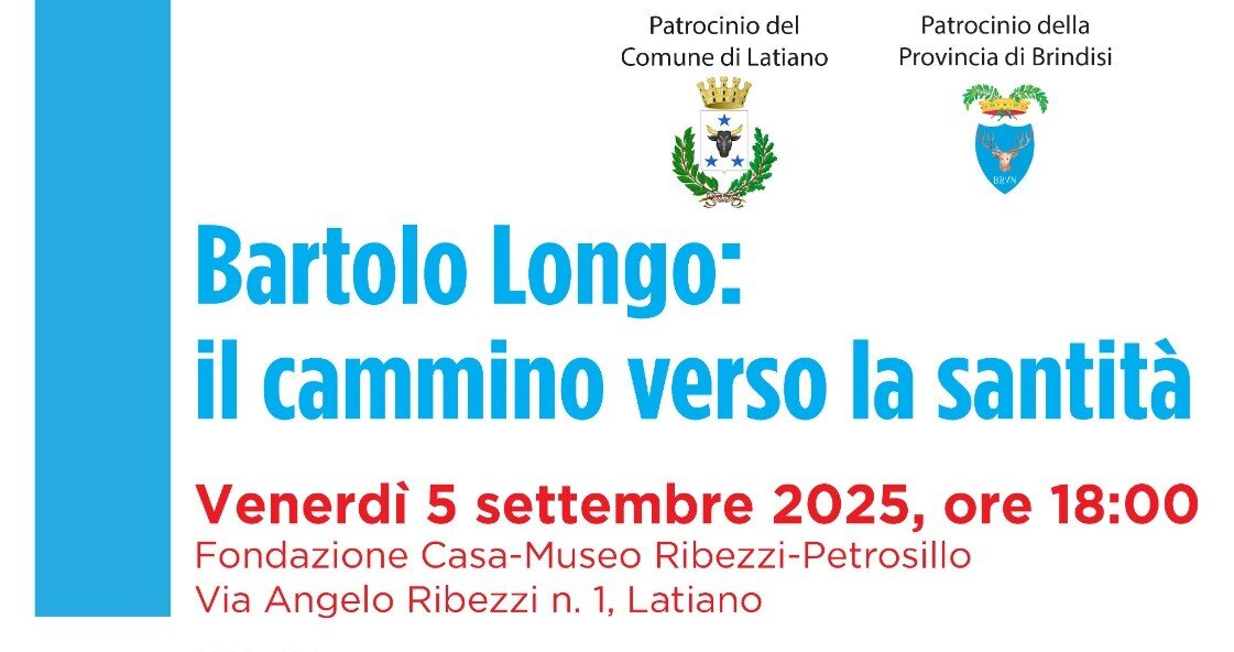 Convegno a Latiano del giorno 5 settembre 2025