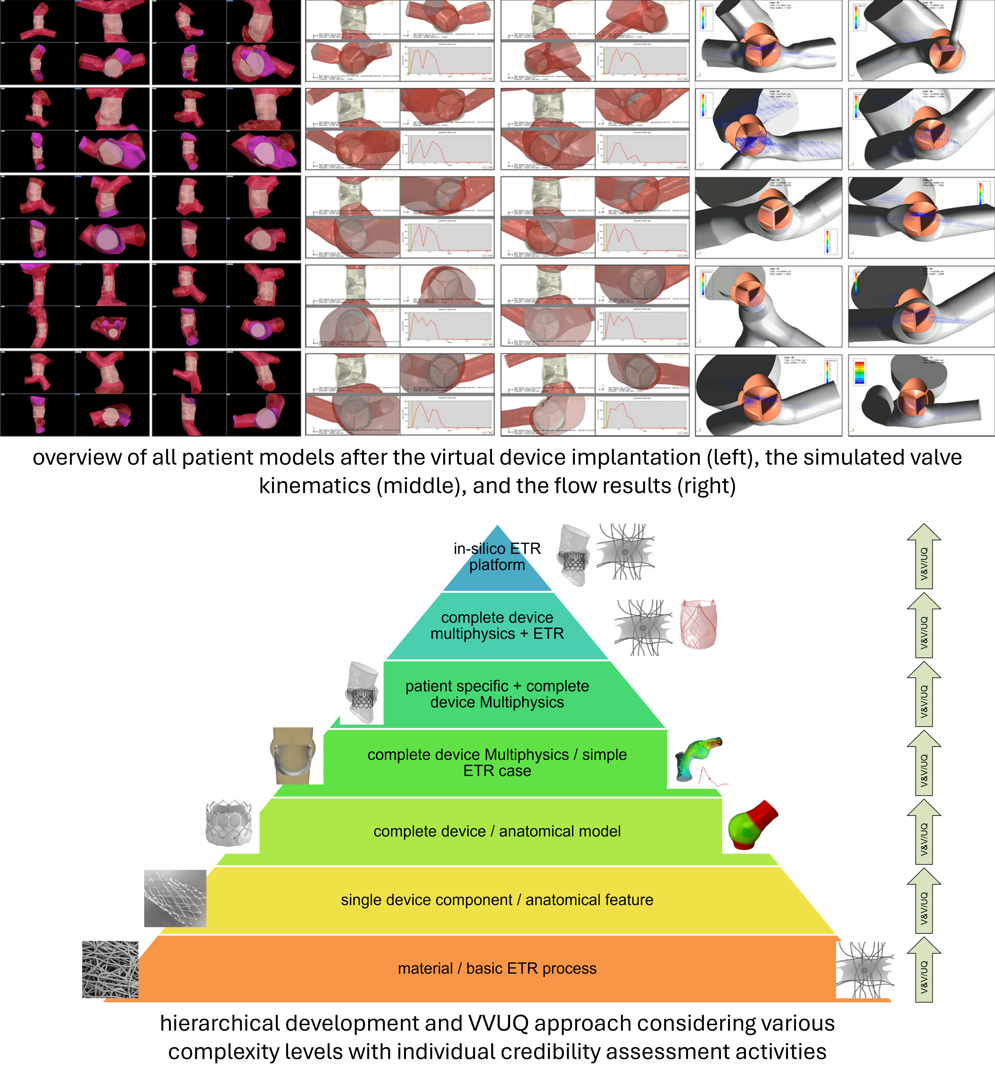 In-Silico Clinical Trial Completion and Credibility Assessment of the SimInSitu Platform