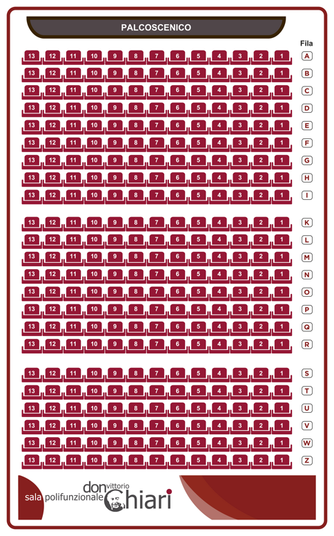 new sala don chiari '26 posti