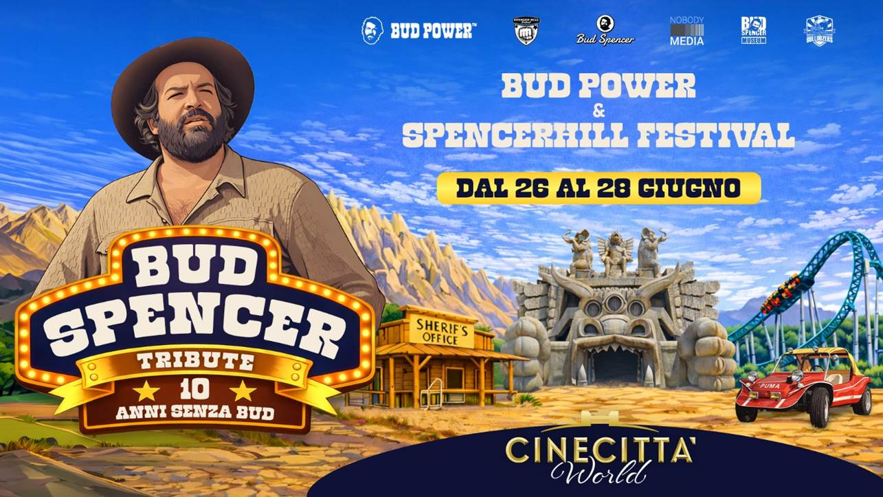 &ldquo;10 ANNI SENZA BUD&rdquo;: A CINECITT&Agrave; WORLD SI CELEBRA BUD SPENCER
