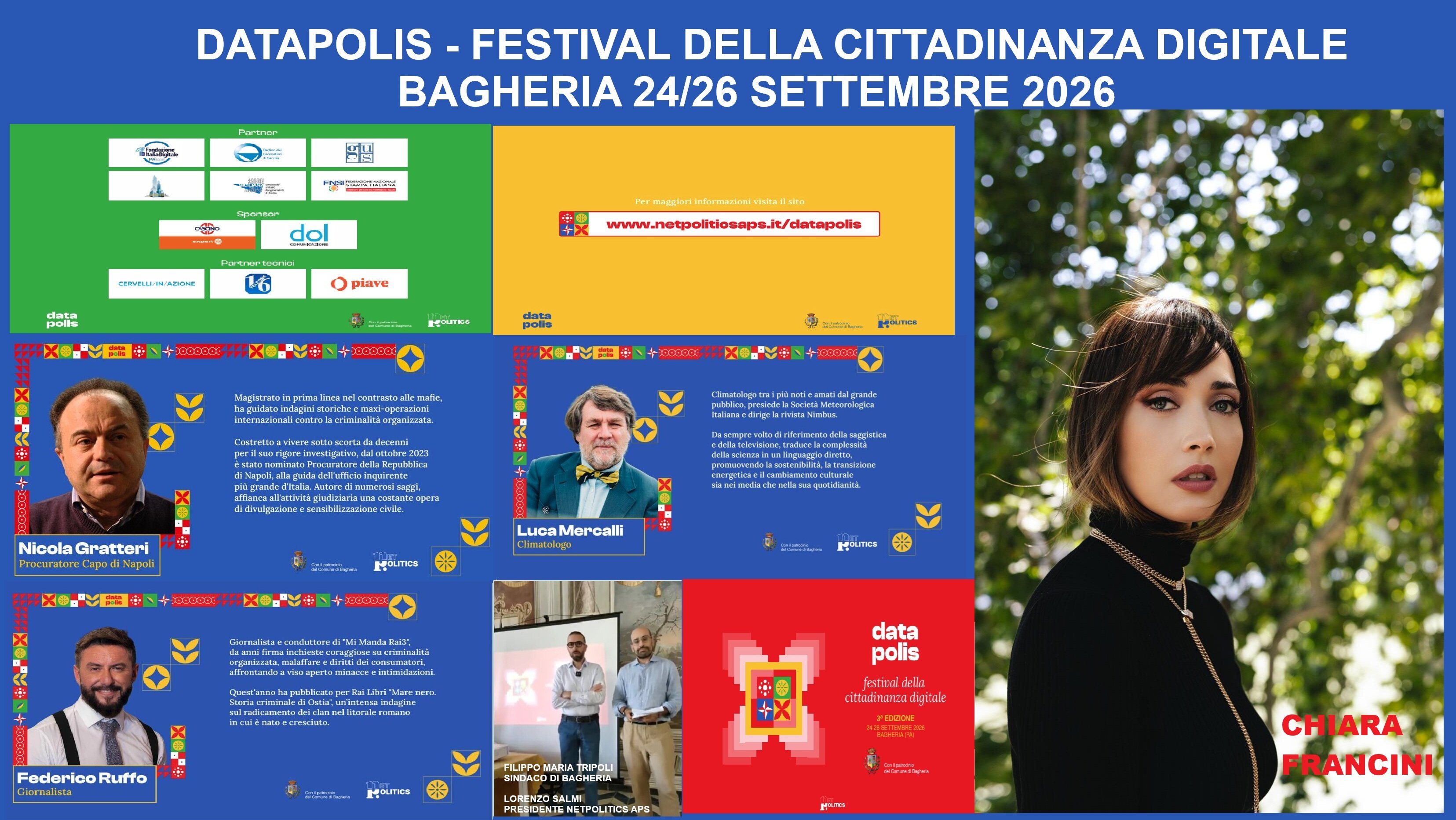 Bagheria, torna il Festival della Cittadinanza Digitale: a settembre la terza edizione di DataPolis