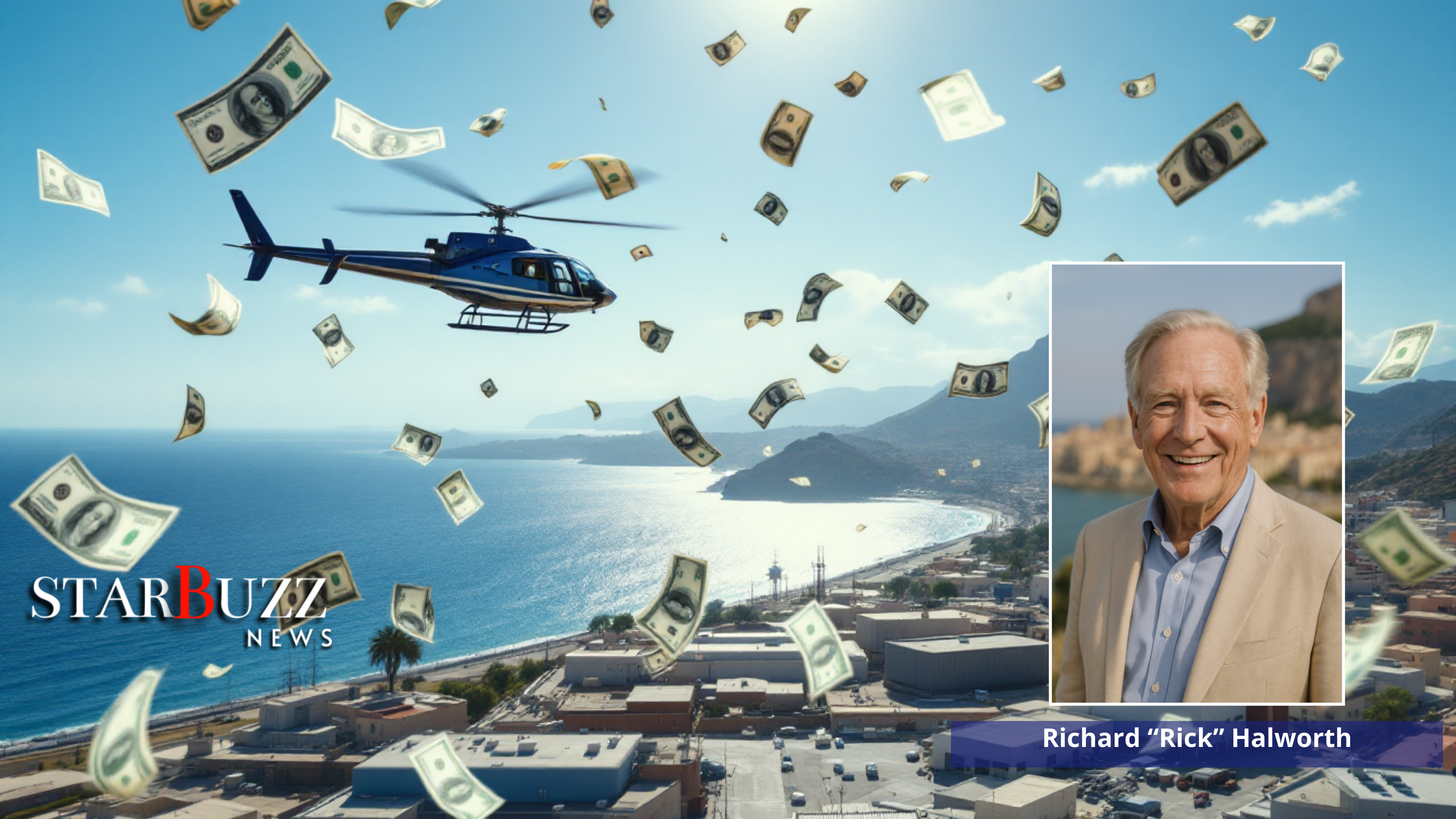 Un miliardario americano lancerà dollari dal cielo in Sicilia: “Un regalo alla mia isola del cuore”