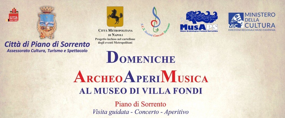 Domeniche ArcheoAperiMusica al Museo di Villa Fondi