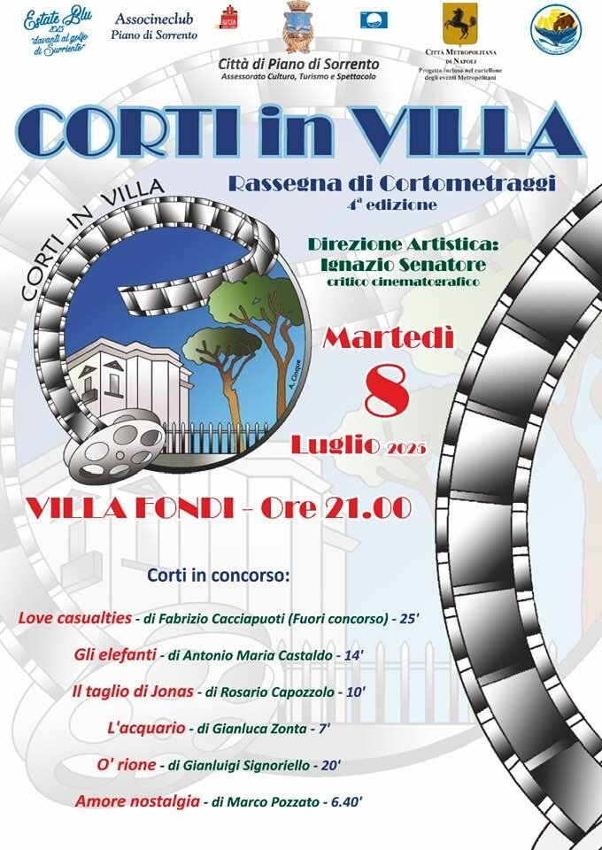 Cinema sotto le stelle: la magia dei corti illumina Villa Fondi
