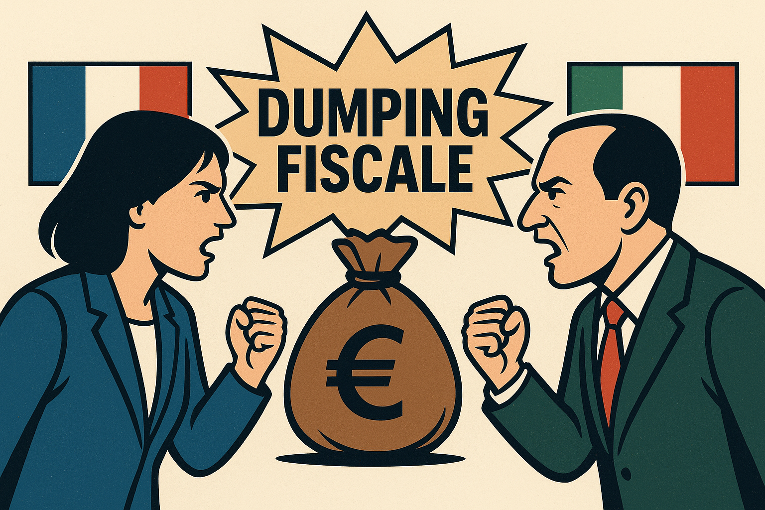 Tensione Italia-Francia sul Dumping Fiscale: Accuse e Repliche a Colpi di Dati