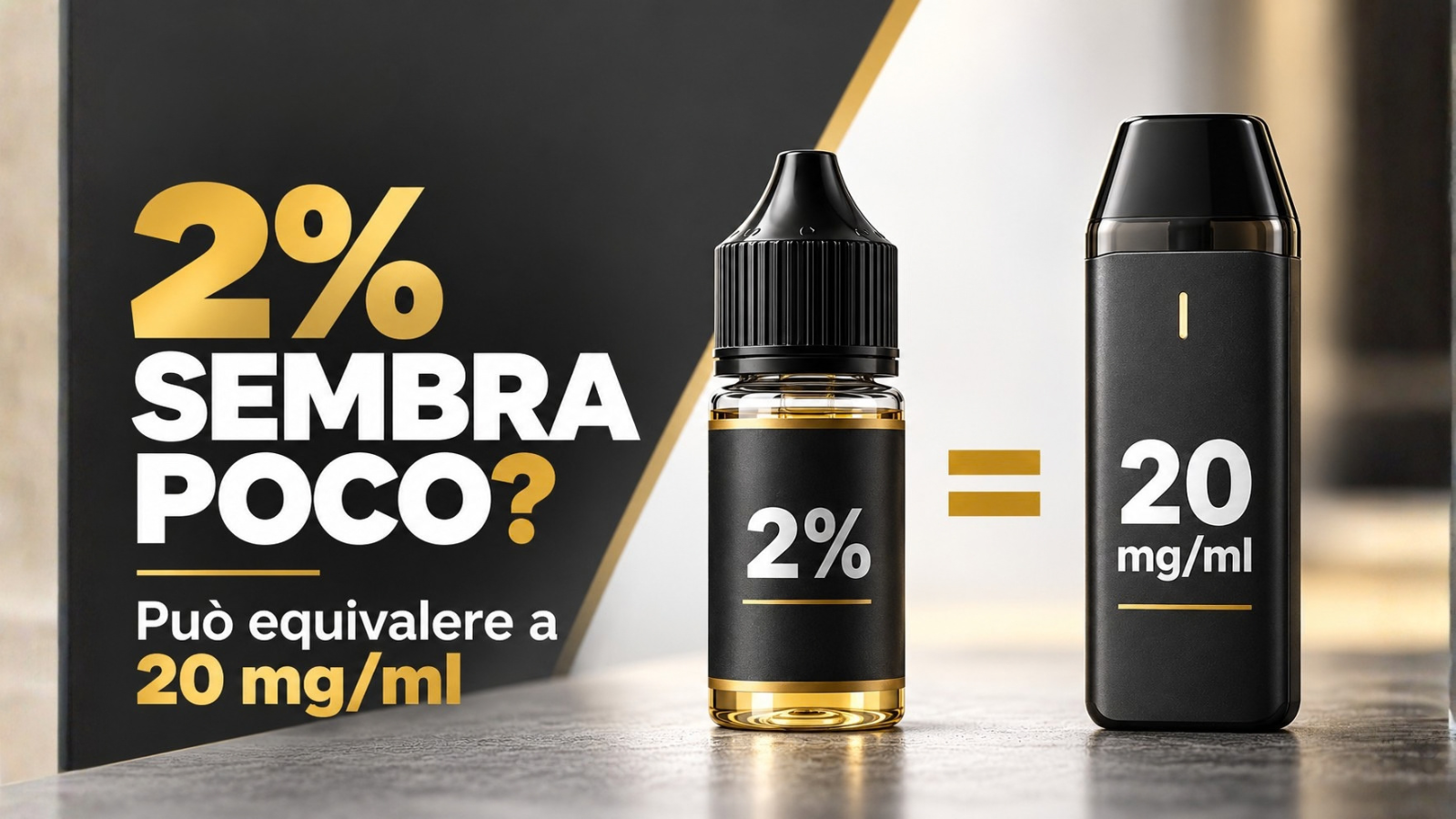 2% SEMBRA POCO? MARKETING, PUFF E PERCEZIONE DELLA NICOTINA