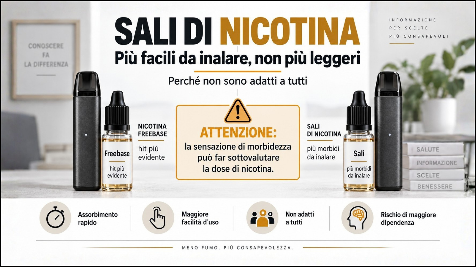 SALI DI NICOTINA: COSA SONO DAVVERO E PERCHÉ NON SONO ADATTI A TUTTI.