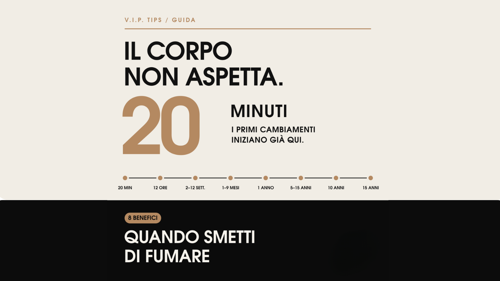 SMETTERE DI FUMARE: 8 BENEFICI PER IL CORPO NEL TEMPO