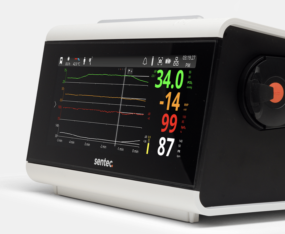 Transcutaneous CO2 monitoring