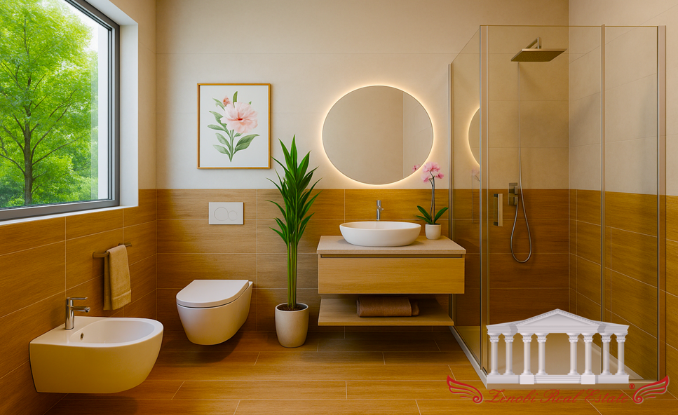 primo bagno con logo ed erre modificata