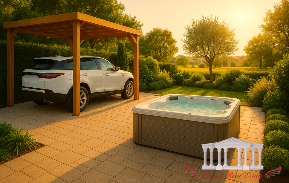 esterni villa iacuzzi auto 1