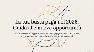Busta paga: come cambia la retribuzione dei lavoratori con la Legge di Bilancio 2026