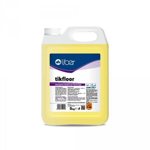 TIKFLOOR kg.5 detergente alcalino per lavasciuga