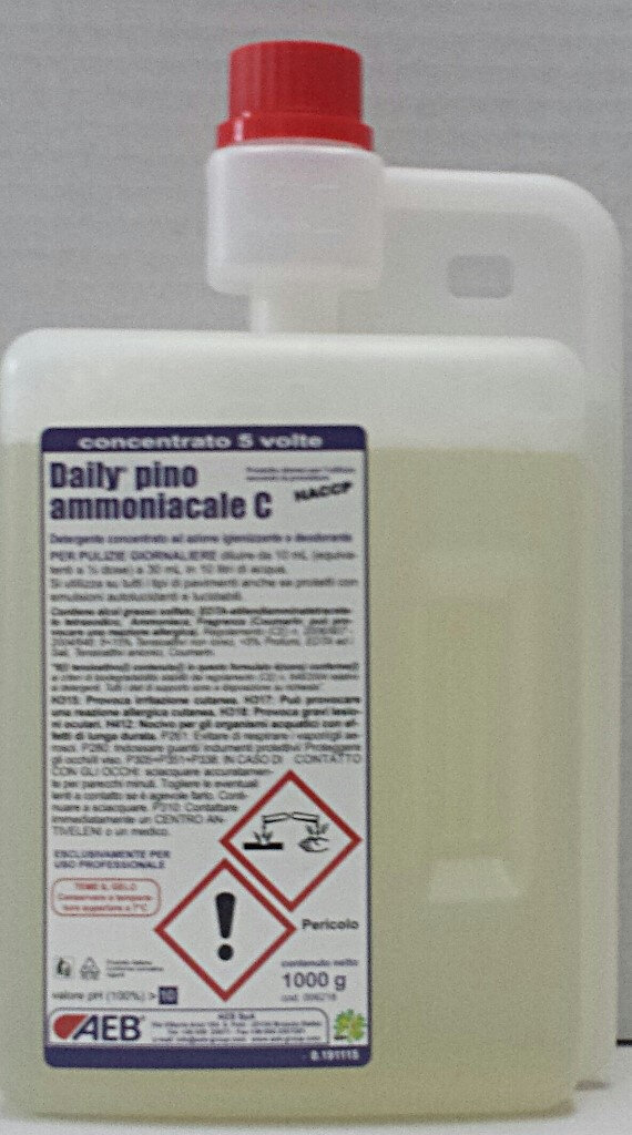 DAILY PINO AMMONIACALE kg.1 detergente al profumo di pino