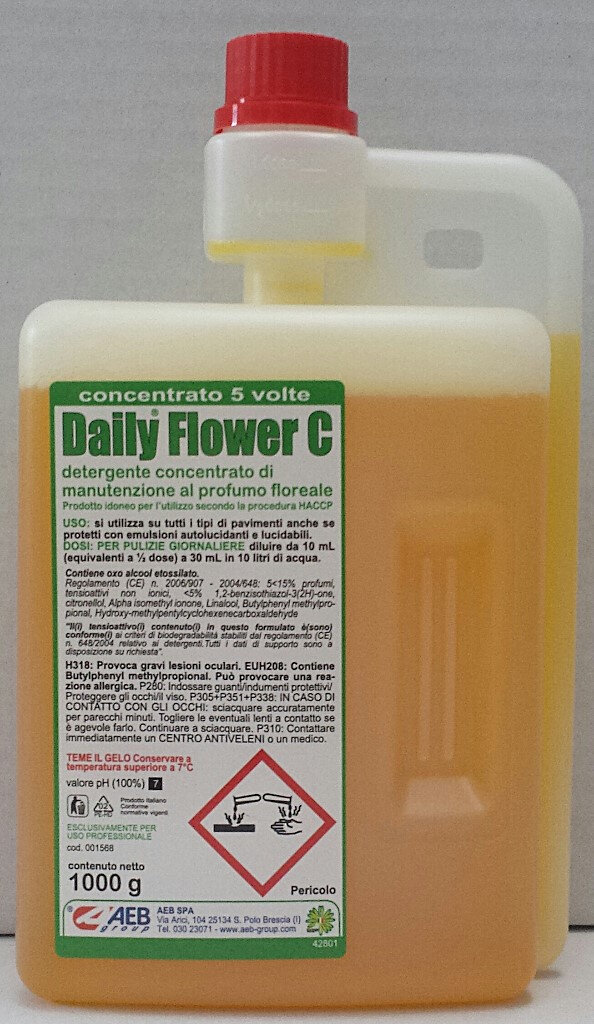 DAILY FLOWER kg.1 detergente al profumo floreale