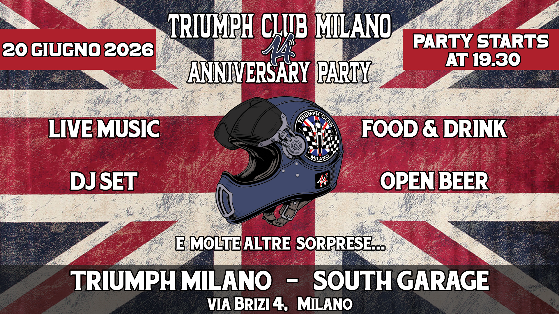 Triumph Club Milano 14th Anniversary Party